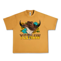 Peanut Butter yeehaw bull skull Urban Heavy Tee - NancyCooperArtShop