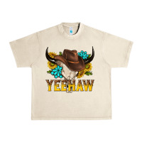 Sandshell yeehaw bull skull Urban Heavy Tee - NancyCooperArtShop