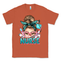 Copper nurse life messy bun Classic Tee - NancyCooperArtShop