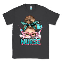 Smoke nurse life messy bun Classic Tee - NancyCooperArtShop