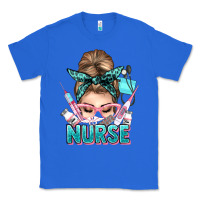 True Royal nurse life messy bun Classic Tee - NancyCooperArtShop