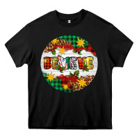 Black Christmas Believe Heavy Core Tee - Artiststas