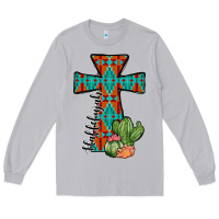 Moon Dust aztec cactus cross Long Sleeve Tee - JahusDesignShop