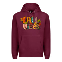 Burgundy fall vibes Premium Hoodie - CowGirlArtShop