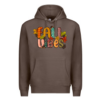 Coffee fall vibes Premium Hoodie - CowGirlArtShop