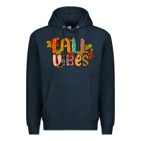 Navy fall vibes Premium Hoodie - CowGirlArtShop