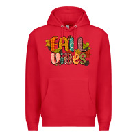 Red fall vibes Premium Hoodie - CowGirlArtShop