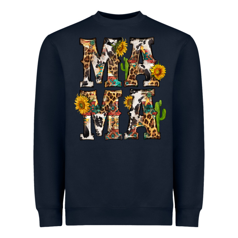 Western Mama With Sunflowers Heavyweight Sweatshirt by BundleAndBundleShop | Teevron