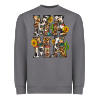 Storm Western Mama With Sunflowers Heavyweight Sweatshirt - BundleAndBundleShop