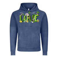 Vintage Denim st patricks love nurse Vintage Hoodie - MaliasSmallBusiness