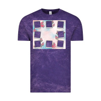 Cloud Purple add your text photo collage life Vintage Tee - MaliasSmallBusiness