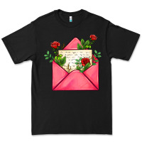 Black pink letter Premium Tee - AdoDesignShop