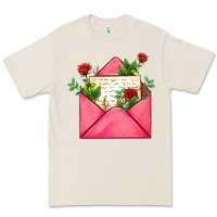 Bone pink letter Premium Tee - AdoDesignShop