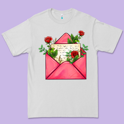 Pink Letter Premium Tee Designed By Adodesignshop