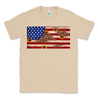 Mushroom American flag leopard sunflower Classic Tee - JahusDesignShop