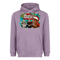 Lavender small town christmas Heavyweight Hoodie - CowGirlArtShop