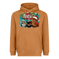Meerkat small town christmas Heavyweight Hoodie - CowGirlArtShop