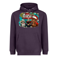 Plum small town christmas Heavyweight Hoodie - CowGirlArtShop