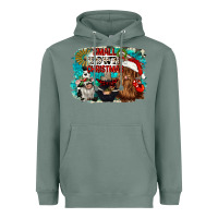 Sage small town christmas Heavyweight Hoodie - CowGirlArtShop