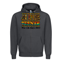 Smoke juneteenth free ish since 1965 Zipper Hoodie - NancyCooperArtShop