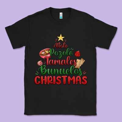Atole Pozole Mexican Christmas Classic Tee Designed By Maliassmallbusiness