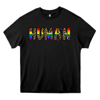 Black human Heavy Core Tee - JahusDesignShop