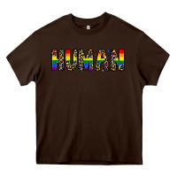 Chocolate Brown human Heavy Core Tee - JahusDesignShop