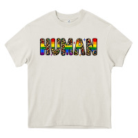 Cream human Heavy Core Tee - JahusDesignShop