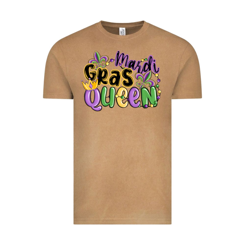 Mardi Gras Queen Vintage Tee by MaliasSmallBusiness | Teevron