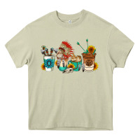 Mossy indian coffee cups Heavy Core Tee - AdoDesignShop
