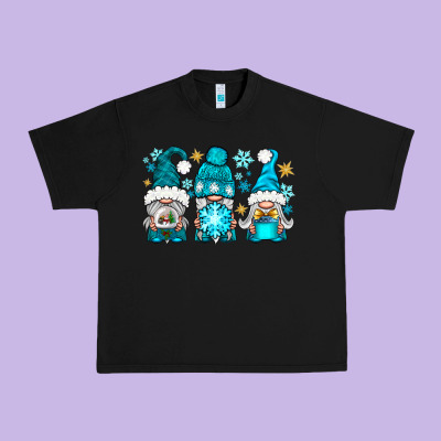 Winter Gnomies Urban Heavy Tee Designed By Nancycooperartshop