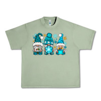 Oil Green winter gnomies Urban Heavy Tee - NancyCooperArtShop