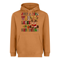 Meerkat just a girl who loves reindeers Heavyweight Hoodie - CowGirlArtShop