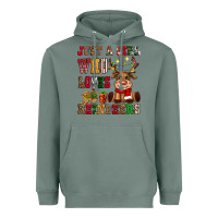 Sage just a girl who loves reindeers Heavyweight Hoodie - CowGirlArtShop