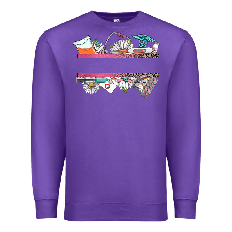 Custom Name Nurse Premium Sweatshirt by CowGirlArtShop | Teevron