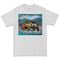 Dove Grey papa bear tumbler Premium Tee - Artiststas