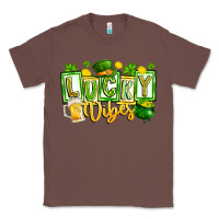 Chestnut Lucky Vibes Classic Tee - CowhideDigitalArt