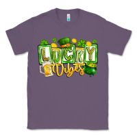 Lavender Lucky Vibes Classic Tee - CowhideDigitalArt