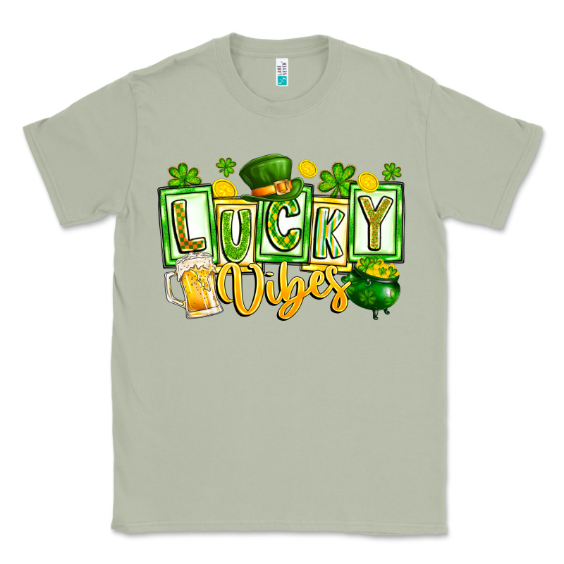 Lucky Vibes Classic Tee by CowhideDigitalArt | Teevron