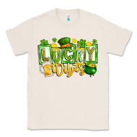 Natural Lucky Vibes Classic Tee - CowhideDigitalArt
