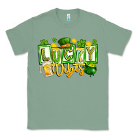 Sage Lucky Vibes Classic Tee - CowhideDigitalArt