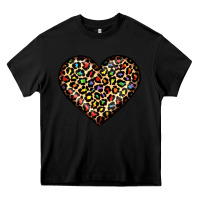 Black pride leopard heart Heavy Core Tee - JahusDesignShop