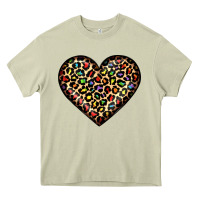 Pride Leopard Heart Heavy Core Tee | Teevron