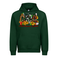 Forest Green christmas cna certified nursing assistant Urban Hoodie - FaDigitalArtStudio