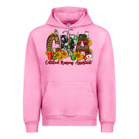 Fuchsia Pink christmas cna certified nursing assistant Urban Hoodie - FaDigitalArtStudio