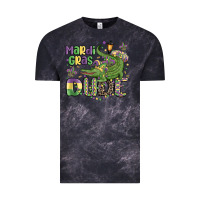 Cloud Black mardi gras dude alligator Vintage Tee - MaliasSmallBusiness