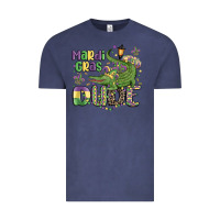 Vintage Denim mardi gras dude alligator Vintage Tee - MaliasSmallBusiness