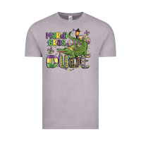Vintage Zinc mardi gras dude alligator Vintage Tee - MaliasSmallBusiness