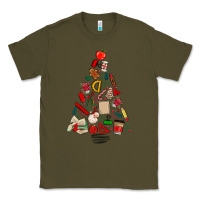 Army Green teacher christmas tree Classic Tee - MaliasSmallBusiness