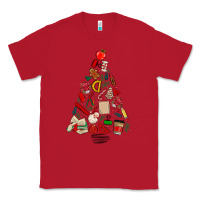 Red teacher christmas tree Classic Tee - MaliasSmallBusiness